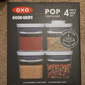 OXO Good Grips POP Container Set - White and Clear